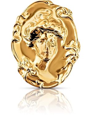 Ellie Vail Jewelry Elizabeth Portrait Brooch - Metallic