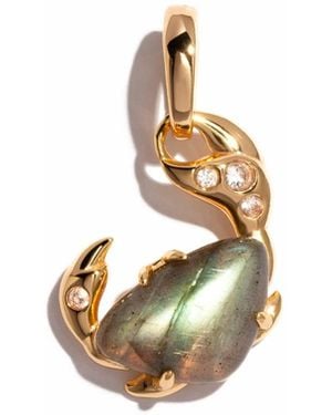 MARIE JUNE Jewelry Tide-Weaver Crab Pendant - Metallic