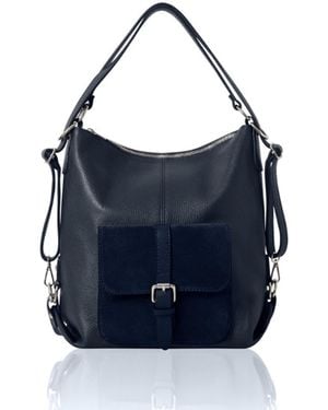 Betsy & Floss Sarno Backpack And Tote Bag - Blue