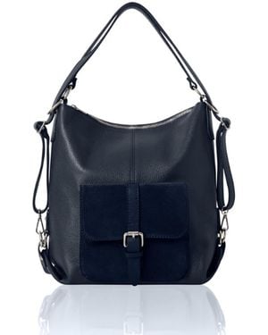 Betsy & Floss Sarno Backpack And Tote Bag - Blue