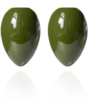 Saule Label Juno Earrings - Green