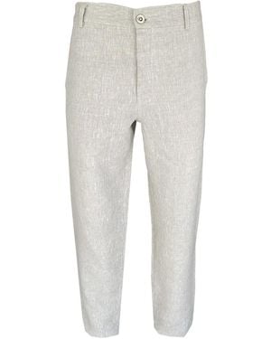 Haris Cotton Linen Pant - Grey