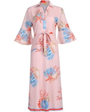 IslaPayal Cape Midi - Pink