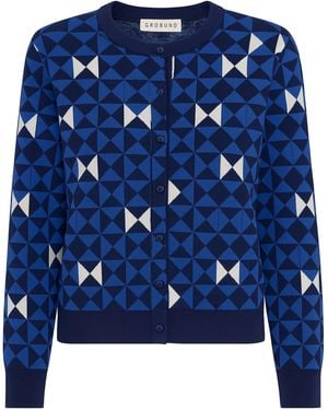 GROBUND Lydia Cardigan - Blue