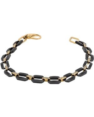 Artisan 14K Ceramic & Diamond Mariner Link Bracelet - Metallic