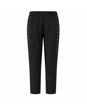 MARICEL Eleonora Linen Pants - Black