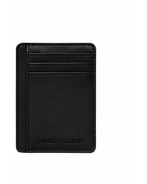 Owlish Studio Opus Vegan Leather Cardholder - Black