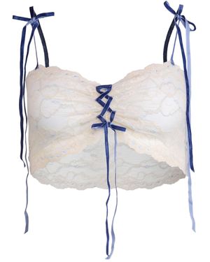 Natalia Petruch Birdie Bralette - Blue