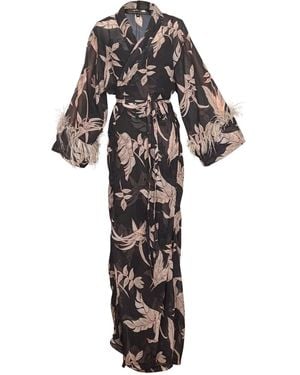 Jennafer Grace Marlene Wrap Dress - Black
