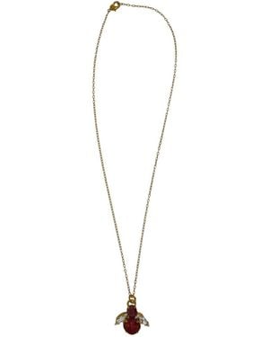 Vickisarge Yuletide Baby Bee Necklace - Metallic