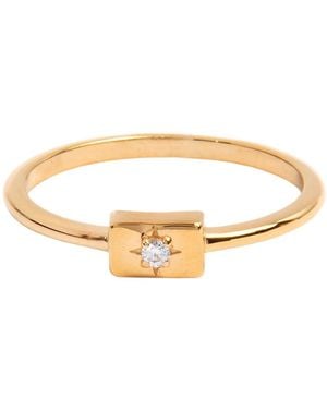 Belinda Jewelz North Star Gemstone Ring - White