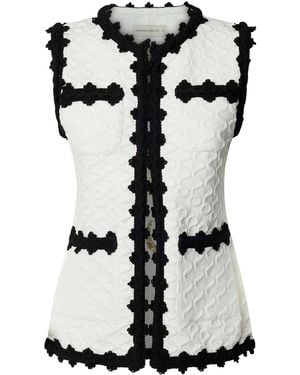 The Extreme Collection And Knit Waistcoat - White