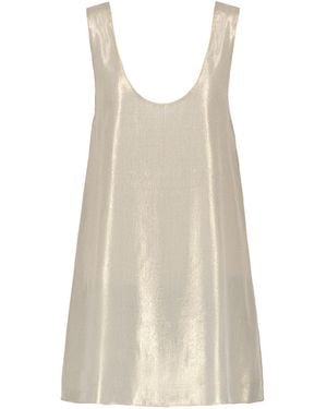 Marianne by Marie Jordane Ambre Flowing Golden Dress - Natural