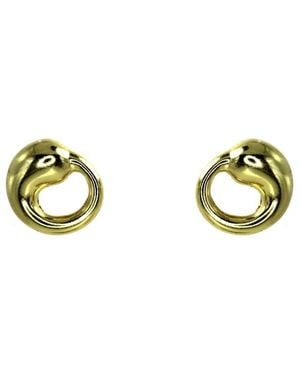 VicStoneNYC Fine Jewelry Timeless Gok-Ock Stud Solid Earrings - Metallic