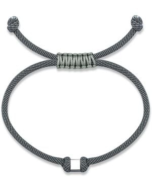 Reis Jewellery Single Cube Rope Bracelet - Blue