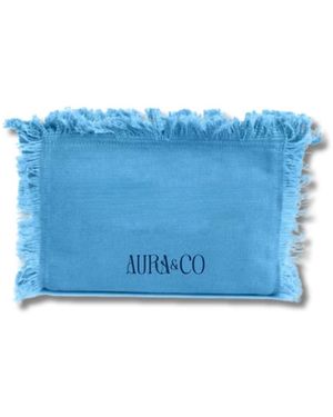 Aura & Co Aura Beach Cosmetic Bag - Blue