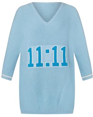 Chuks Collins Eva Oversized Knit Jumper - Blue