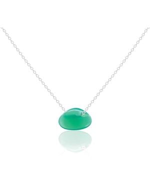 C. Grassi Small Lucky Pebble Necklace - Blue