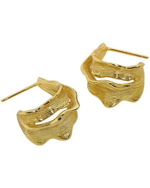 Janus Edinburgh Vermeil Union Hoop Earrings - Metallic