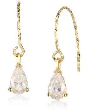 Lioness by Tf The Aurora Drop Vermil & Moissanite Solid Sterling - Metallic