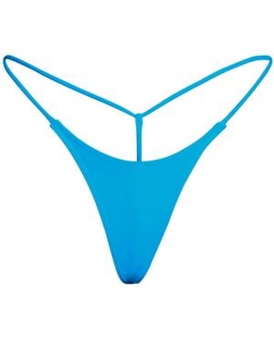 Minimale Animale G Money Thong Bikini Bottom - Blue