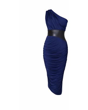 Monice London Riri Midi Dress - Blue
