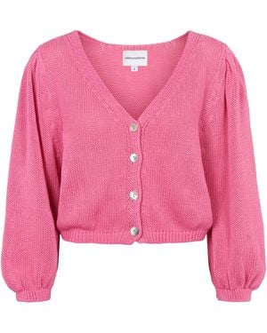 American Dreams Manda Cotton Cardigan - Pink