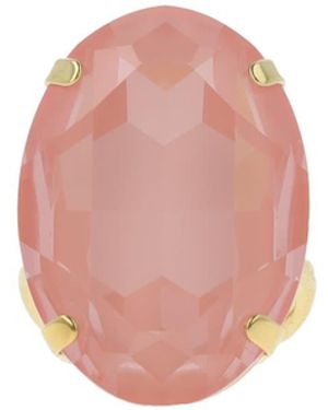 Otazu Eva Oval Ring Flamingo - Pink