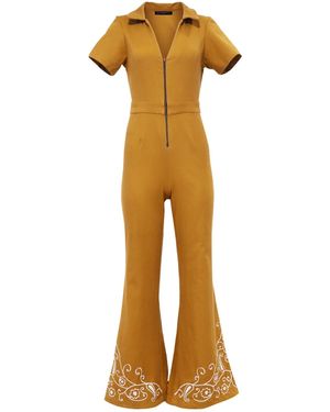 Morrato Bali Colt Long Jumpsuit Ginger - Metallic