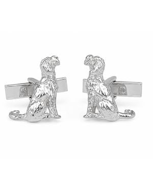Simon Kemp Jewellers Labradoodle Cufflinks - Metallic