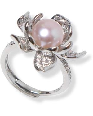 Ninemoo Sakura Pearl Ring - Metallic