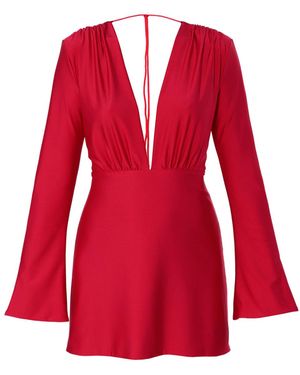 AGGI by HALEWSKI Julietta Mini Dress With Flared Sleeves