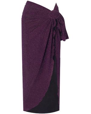 Nur Karaata Luna Sparkle Skirt - Purple
