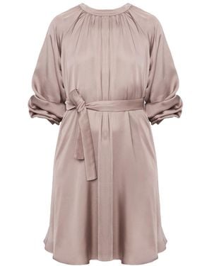 UNDRESS Neutrals Lila Fluttering Midi Dress - Pink