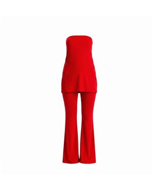Maison De Gala Valerie Scarlet Set - Red