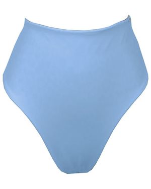 Terra Dea Acapulco Reversible High Waist Bikini Briefs - Blue