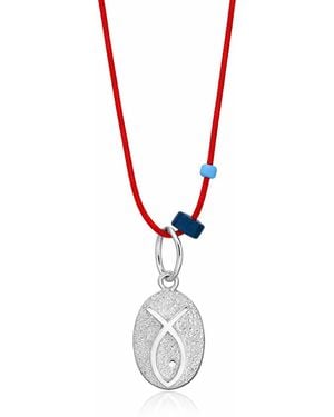 The Pheia String Fish Necklace - Metallic