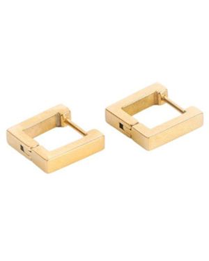 Lei & Mar Co. The Jax Square Huggies - Metallic