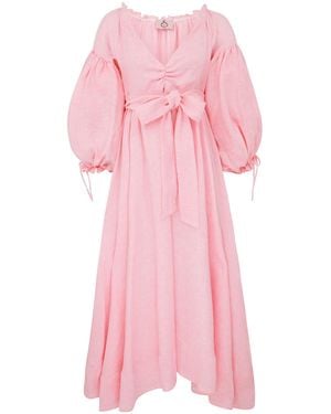 Lisa The Label Cafe Society The Countess Dress Peony - Pink