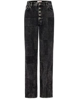Pcfg Your Itch Colorblocked Denim Pant - Black