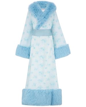 Scarlett Gasque Arctic Queen Dressing Robe - Blue
