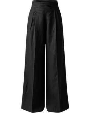 Kipépéo Tamara High Waisted Wide Leg Pants - Black