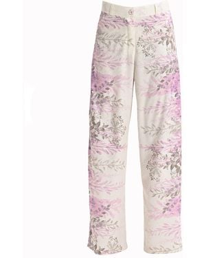 Lalipop Design Soft Touch Stretch Straight-Leg Pants - Pink