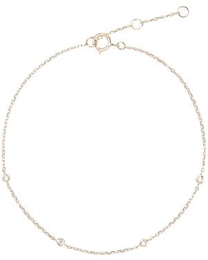 Zohreh Diamond Station Bracelet 9K - Metallic