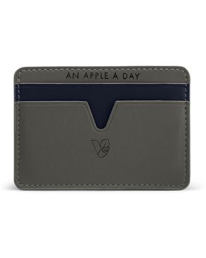 Veganologie Cider Apple Leather Cardholder - Black