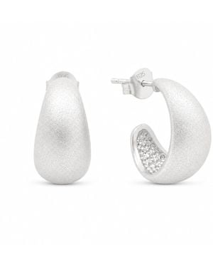 Esterah Luna Hoops - White