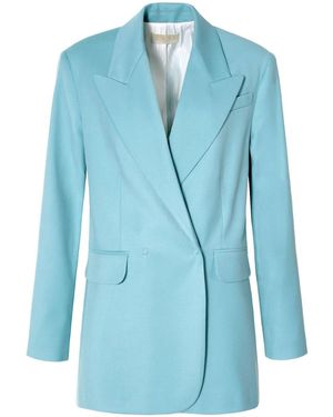 AGGI by HALEWSKI Blair How Am I Oversized Blazer - Blue