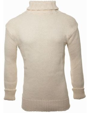 Arthur Beale Neutrals Oiled Wool Beerenberg Pullover - White
