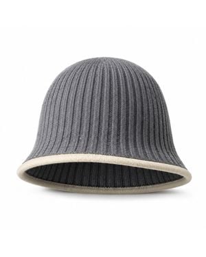 My Little Nature Natural Wool Bucket Hat For - Gray