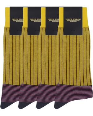 Peper Harow - Made in England Groomsmen's Socks Bundle - Green